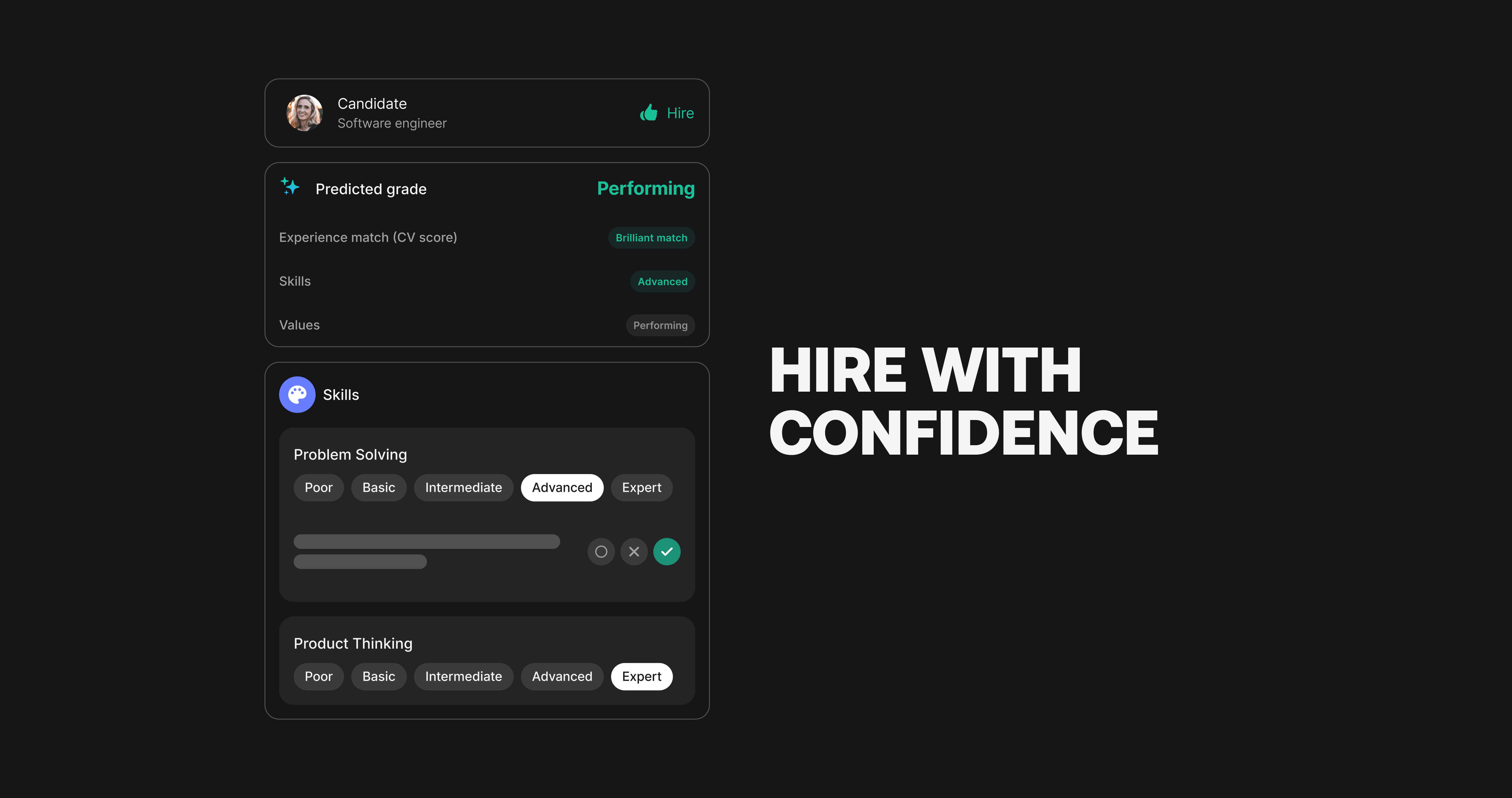 Hire with confidence
